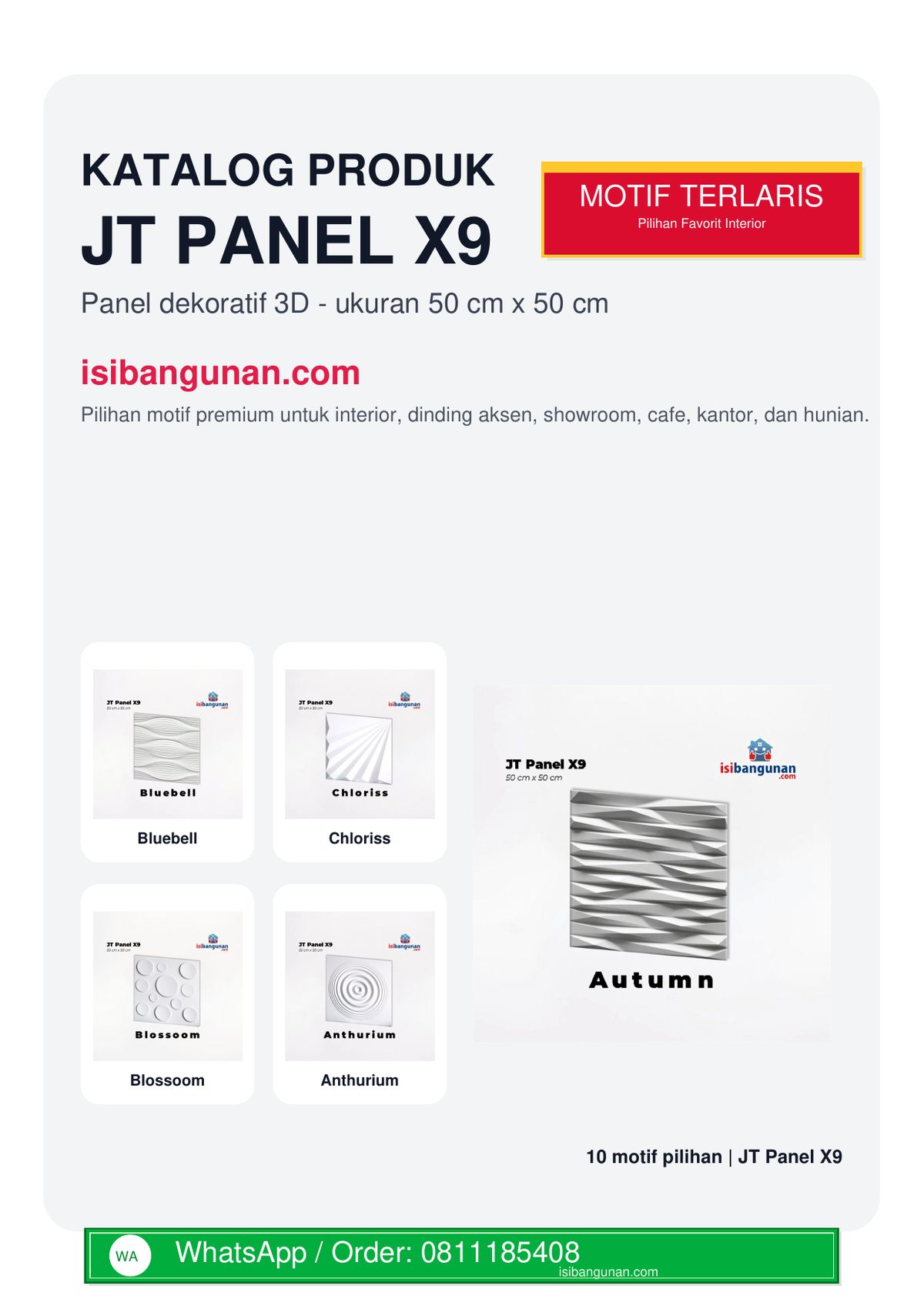 Katalog wallpanel WPC dinding Isibangunan halaman 12